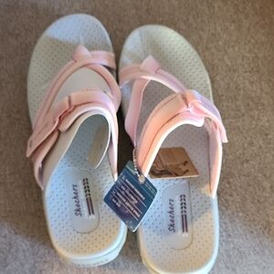 Skechers Womens Pink Sandals